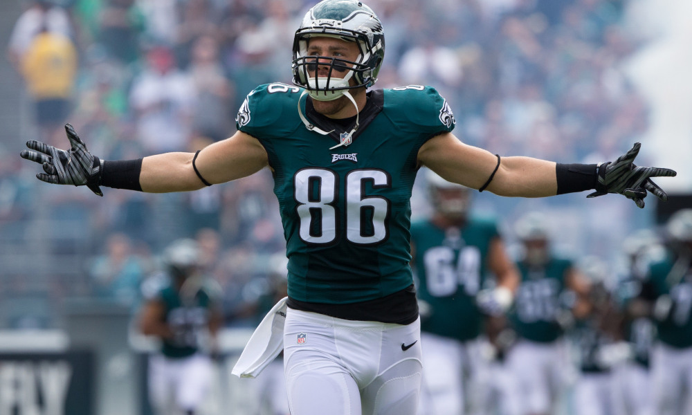 Zach Ertz fantasy football streamers