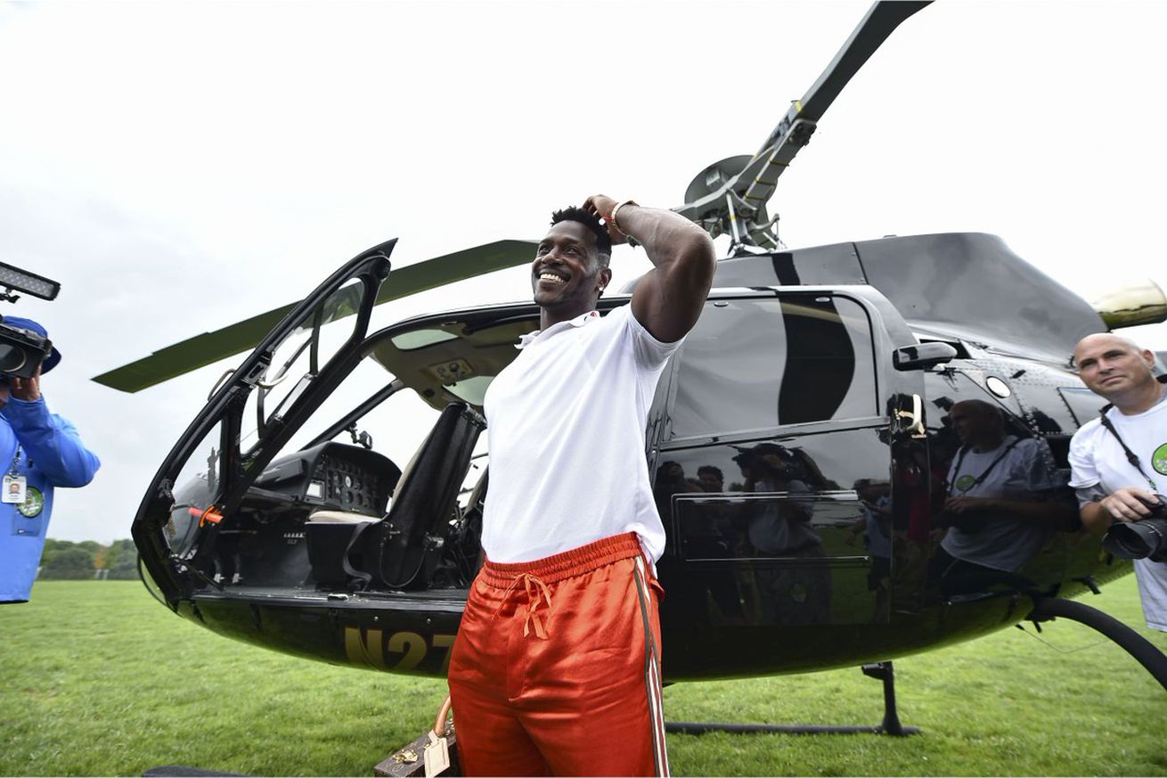 Antonio Brown Helicopter