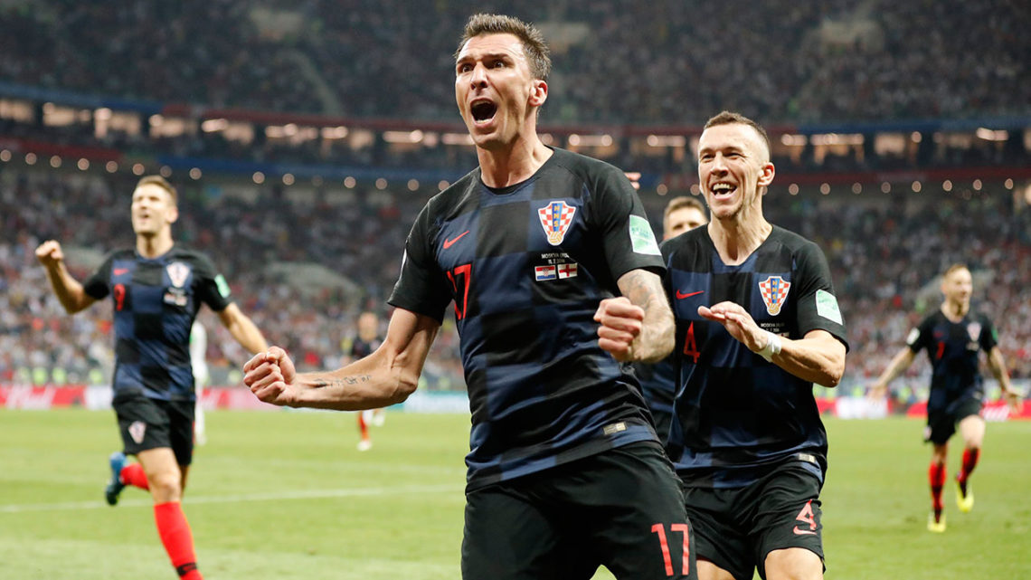 Croatia's Mario Mandzukic+World Cup