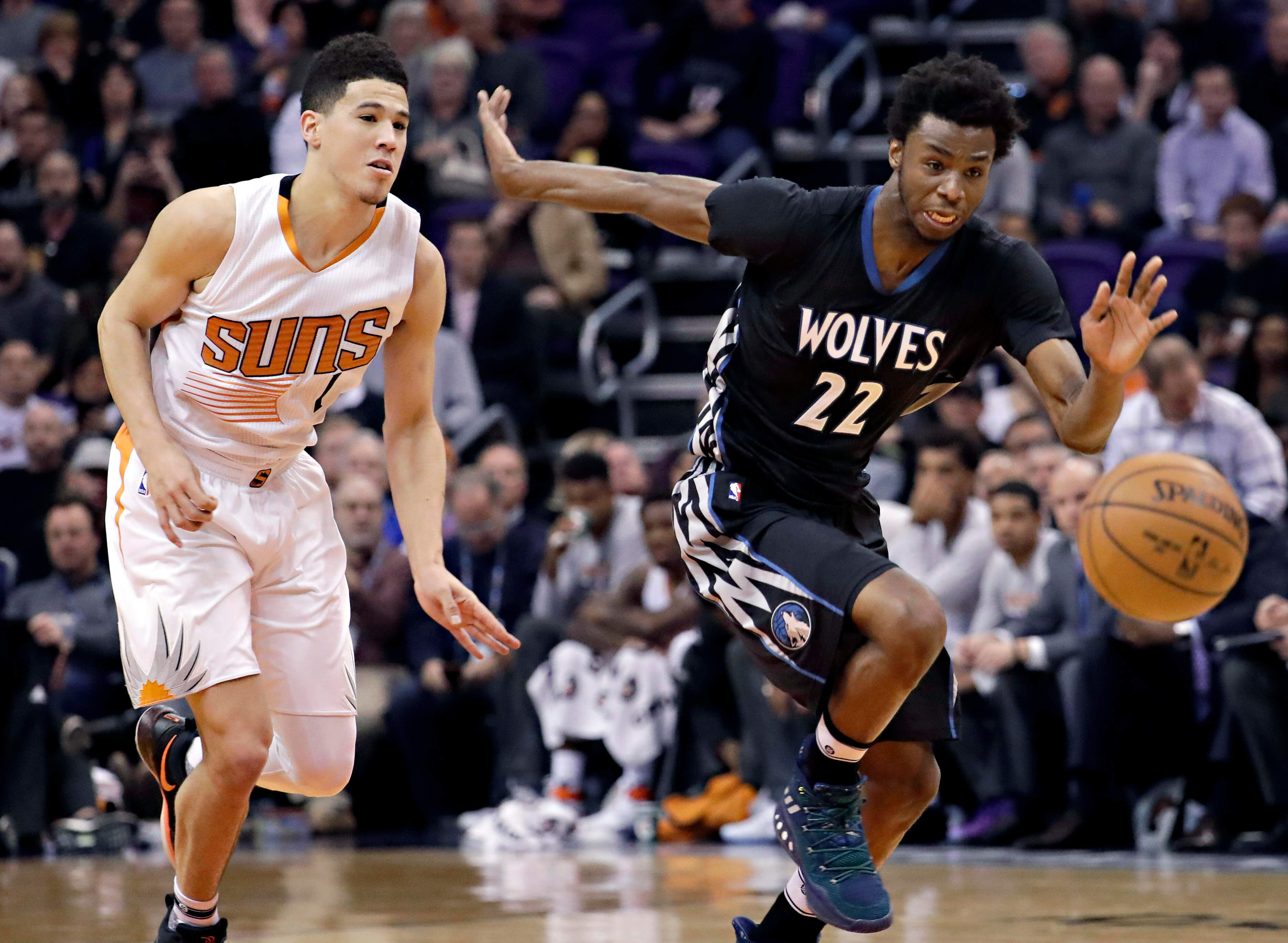 Devin Booker and Andrew Wiggins