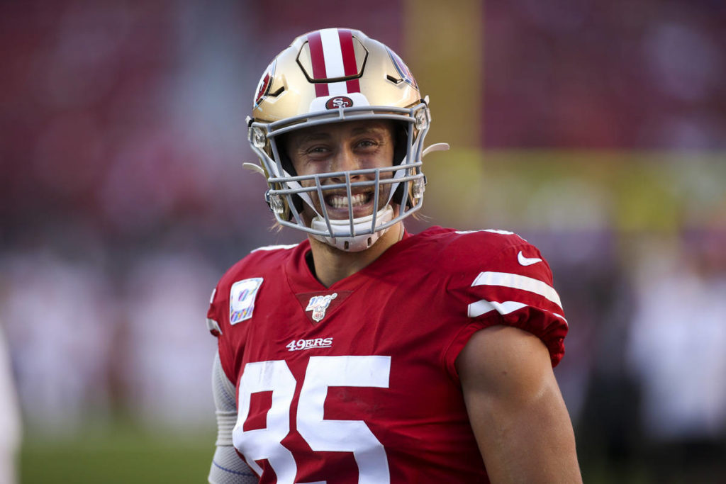 george kittle darren waller fantasy football draft adp