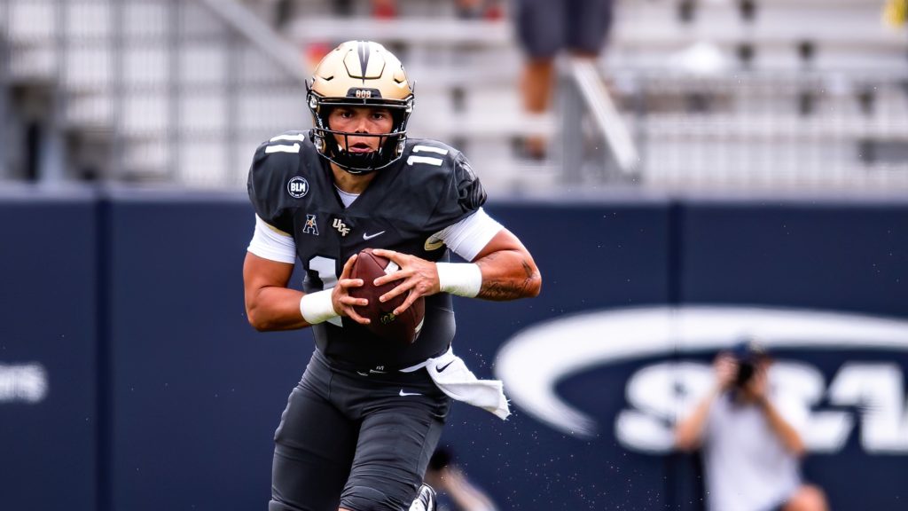 Dillon Gabriel and UCF's high-octane offense are a major factor behind the massive total in this week's College Football Picks Spotlight Game.