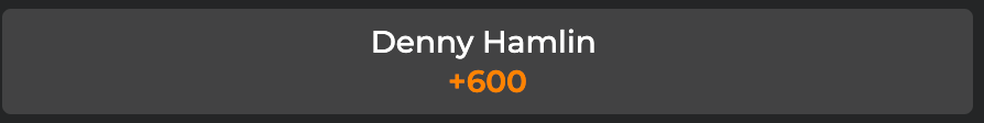 Denny Hamlin Xfinity 500 NASCAR odds