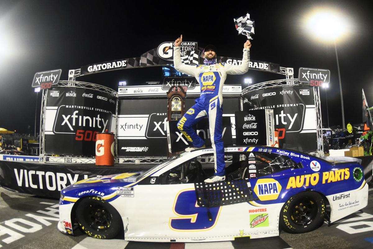 NASCAR Cup Series Xfinity 500 starting lineup stats Martinsville Speedway Chase Elliott