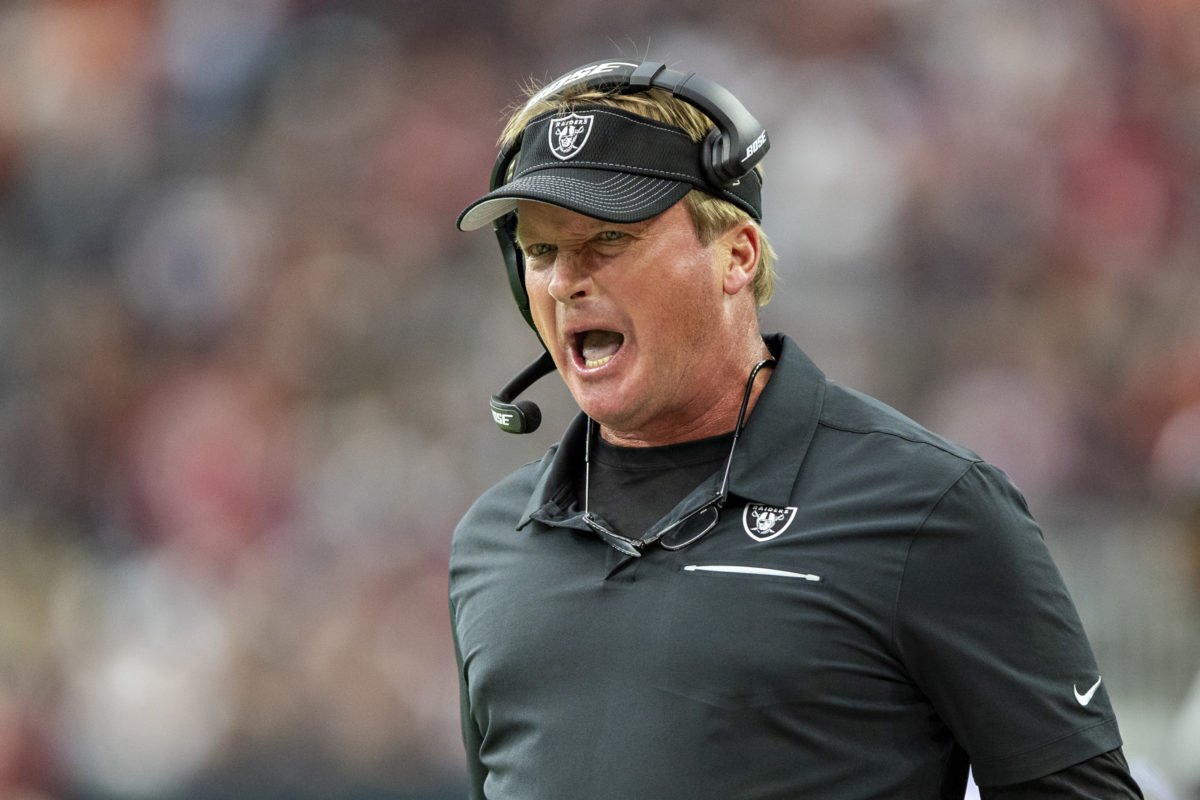 Jon Gruden NFL betting picks Las Vegas Raiders