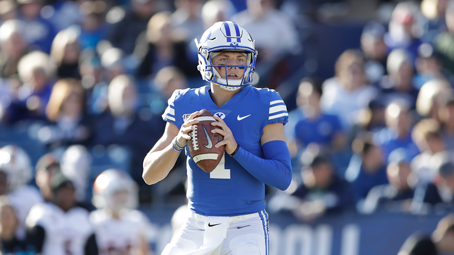 Zach Wilson and BYU are road favorites against Liberty as part of this week's college football picks.