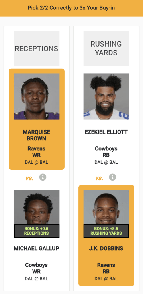 Cowboys vs Ravens NFL picks and NFL props
