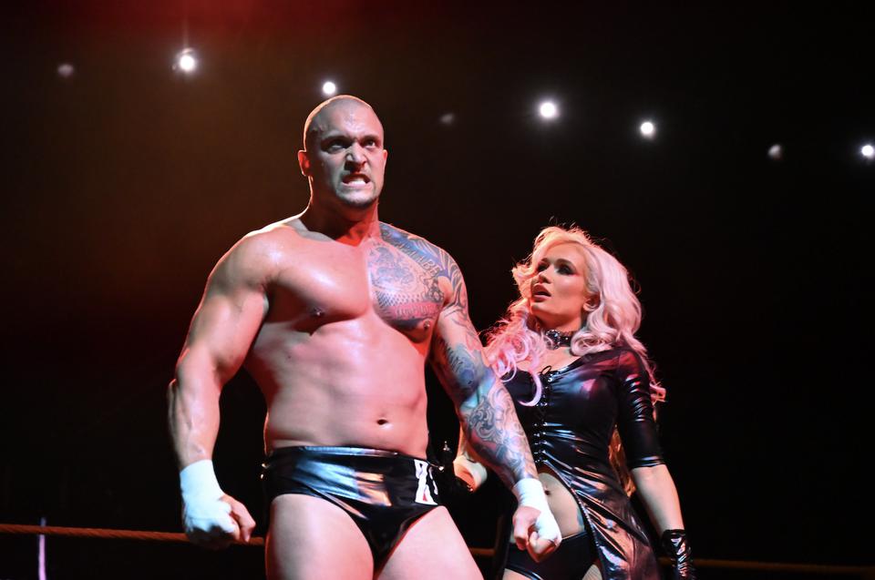 WWE NXT Superstar Karrion Kross with Scarlett