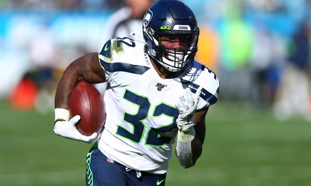 Chris Carson Free Agent seahawks franchise tag