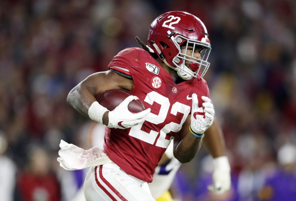 Najee Harris NFL Draft Profile highlights stats 2021 projection