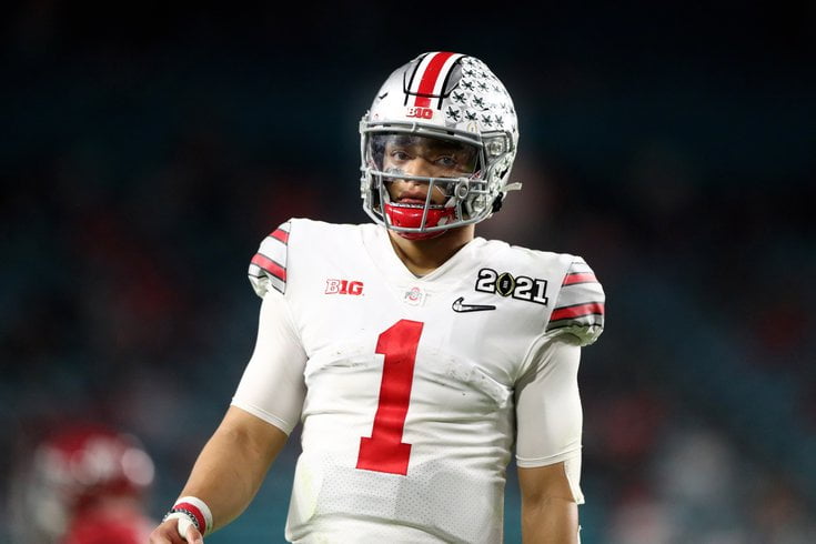 justin fields nfl draft profile 2021 stats projection highlights