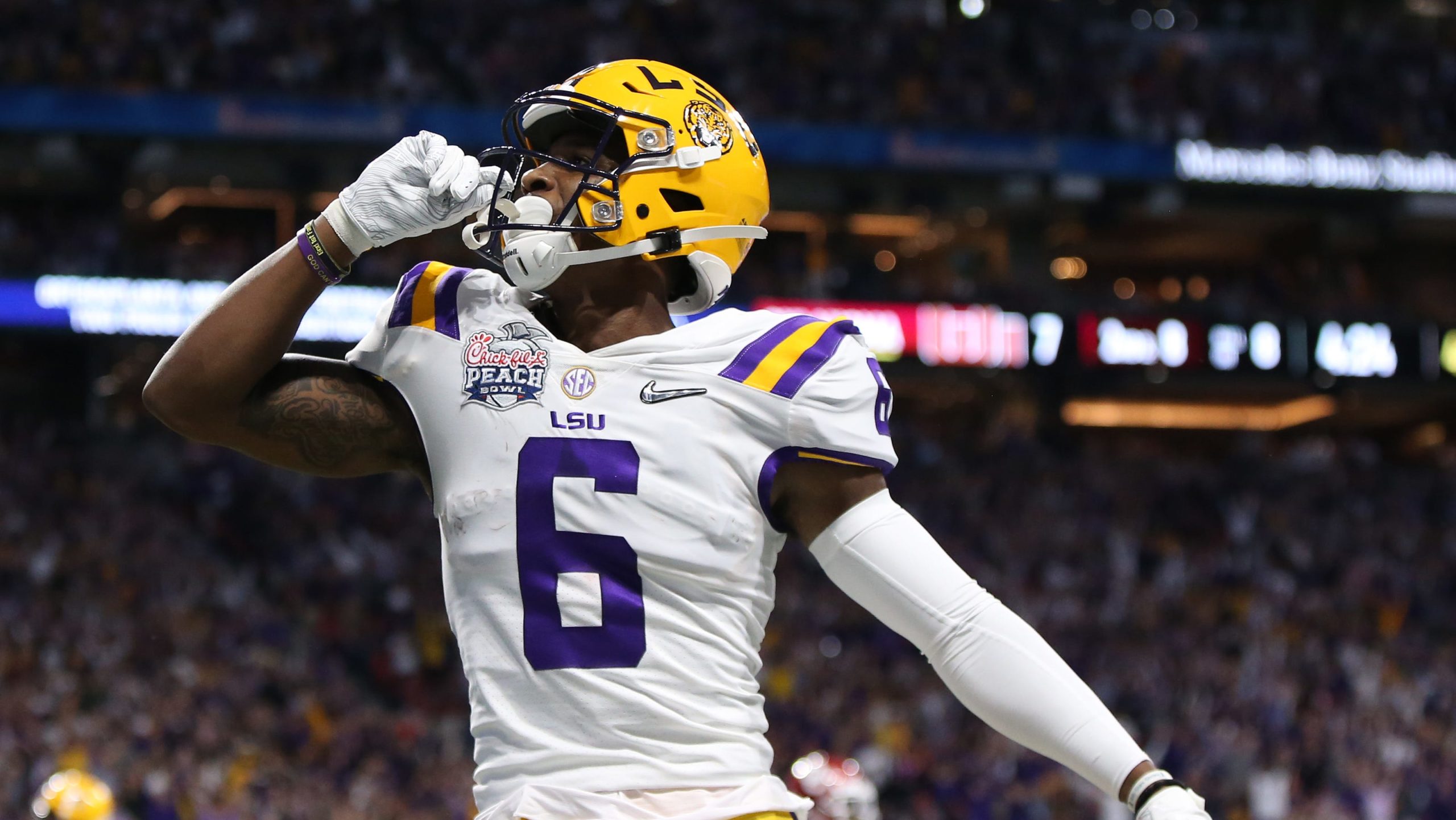 Terrace Marshall NFL Draft profile stats highlights 2021 browns mock draft