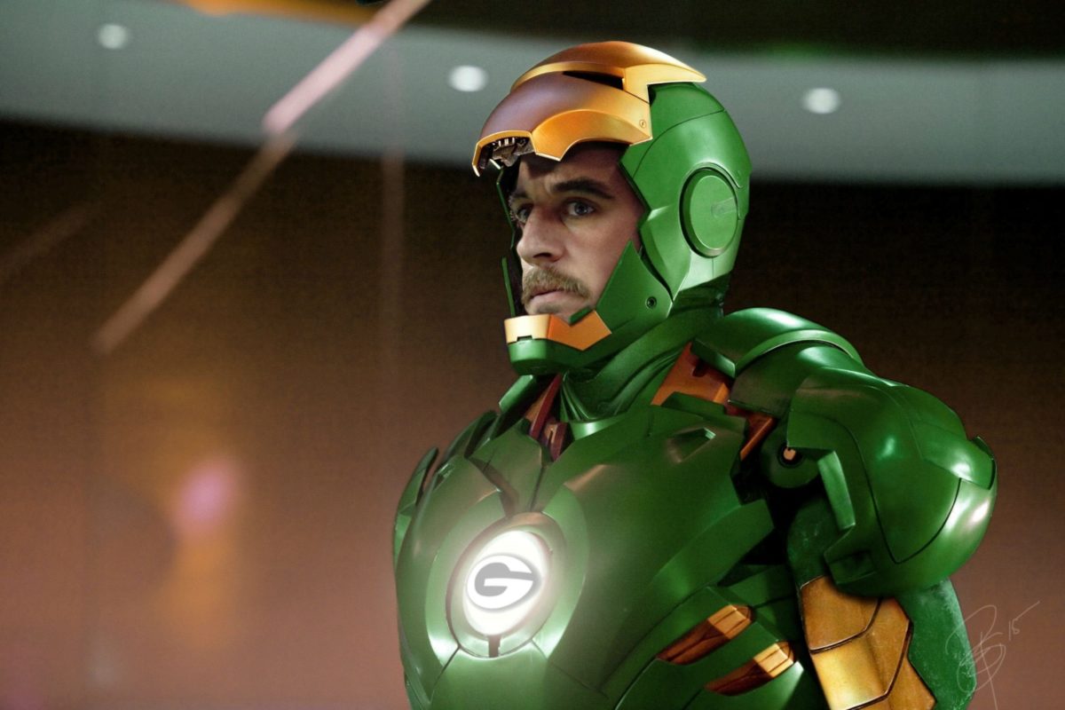 nfl avengers aaron rodgers iron man