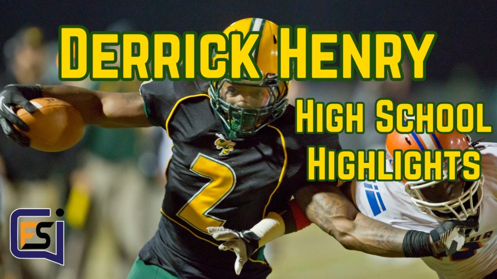 Derrick Henry high school highlights stats