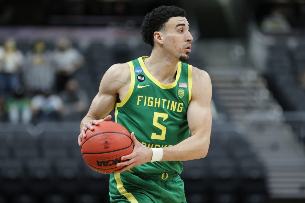 chris duarte NBA Draft profile stats highlights projection 2021 new york knicks needs