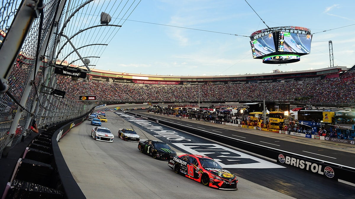 NASCAR Cup Series Bass Pro Shops NRA Night Race starting lineup stats Bristol Motor Speedway