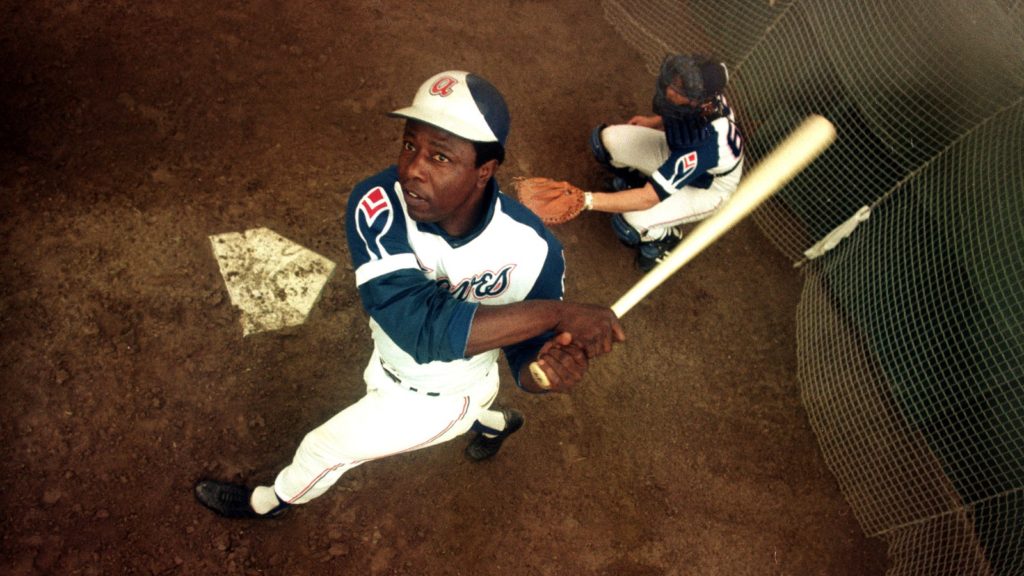 Today in Sports History Hank Aaron Replaces Bobby Thompson