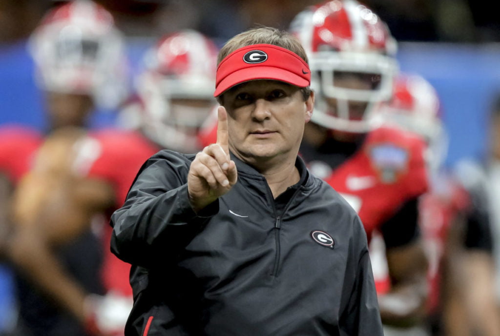 Kirby Smart LSU vs Georgia prediction odds college football betting selects SEC championship game