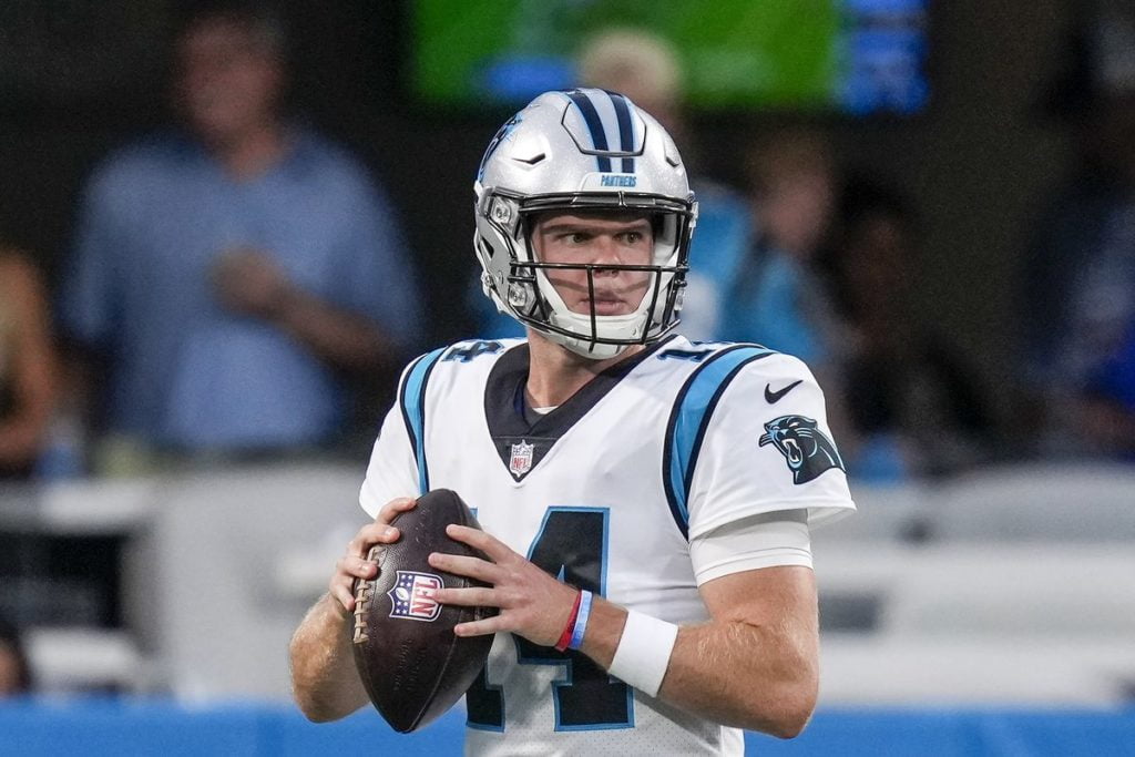 Sam Darnold Carolina Panthers NFL betting picks