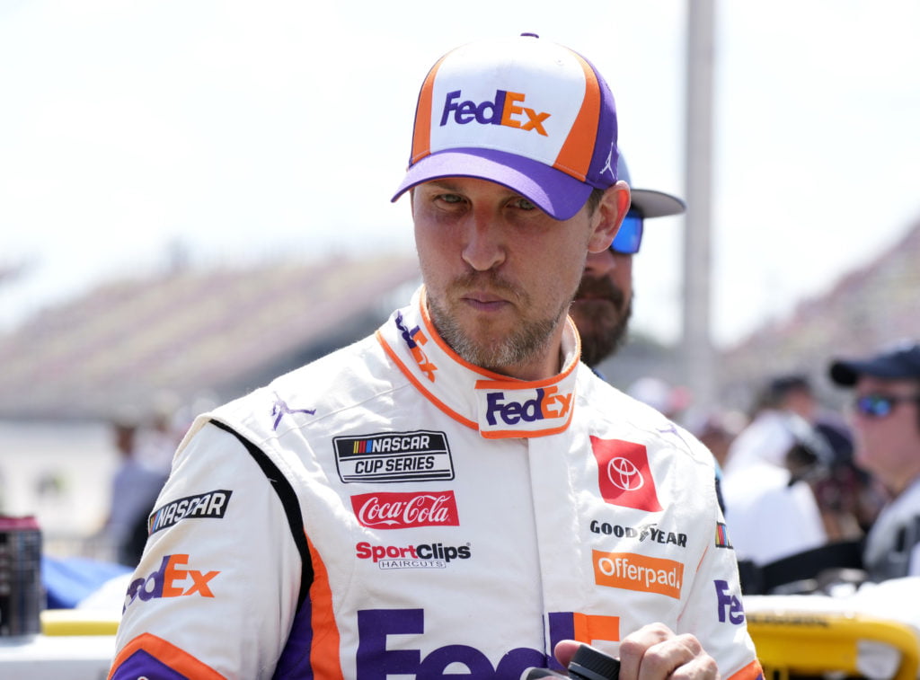 Denny Hamlin NASCAR Cup Series standings update Joe Gibbs Racing Kyle Busch