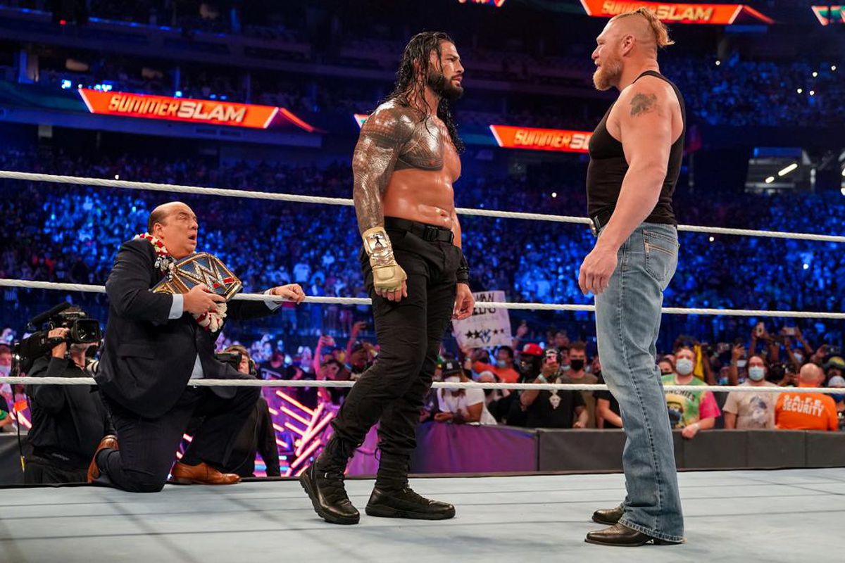 Roman Reigns vs Brock Lesnar WWE Day 1 start time match card picks predictions