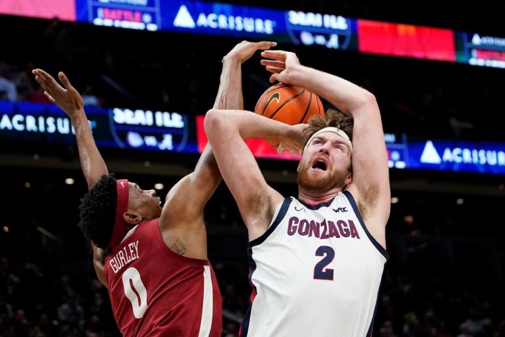 Drew Timme Gonzaga Basketball WCC Basketball West Coast Conference college basketball standings schedule