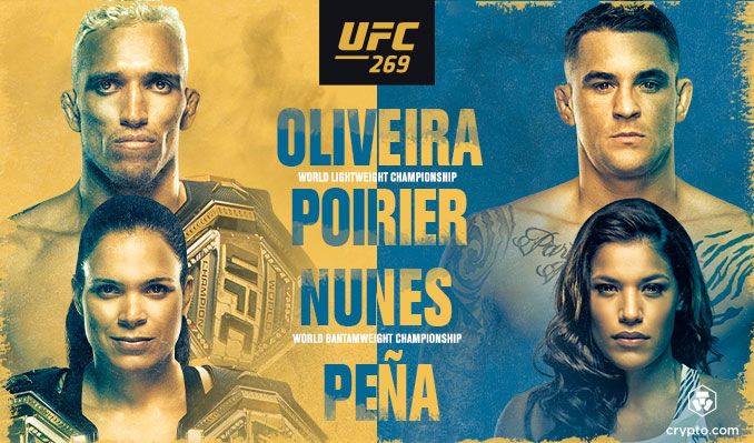 How to Watch UFC 269 Fight Card Oliveira vs Poirier Start Time