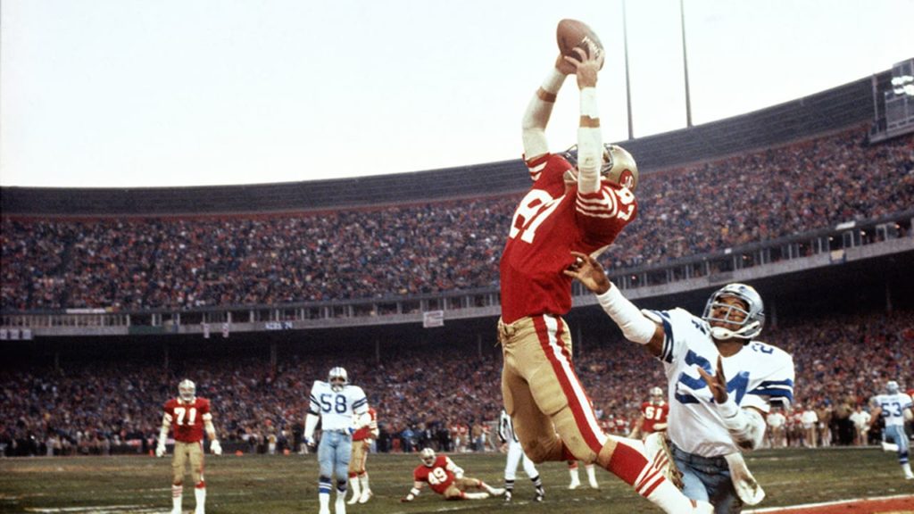 Dwight Clark the catch today in sports history