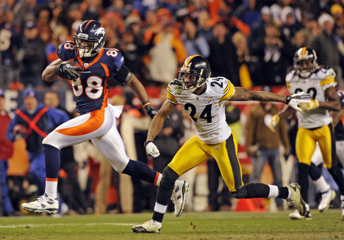 tim tebow demaryius thomas playoffs