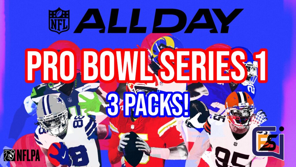 NFL ALL DAY pack opening pro bowl packs