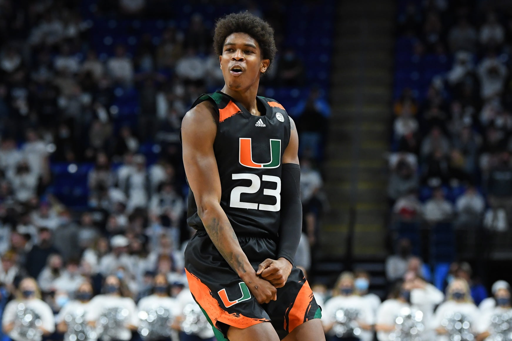 Kameron McGusty Miami vs Iowa State prediction bracketology college basketball picks NCAA Tournament