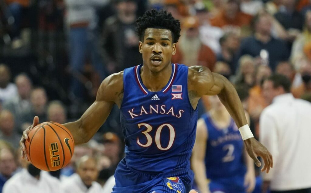 Ochai Agbaji Kansas vs Providence prediction bracketology NCAA Tournament college basketball picks