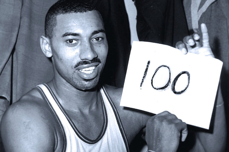 Wilt Chamberlain NBA Basketball 100 Philadelphia Warriors
