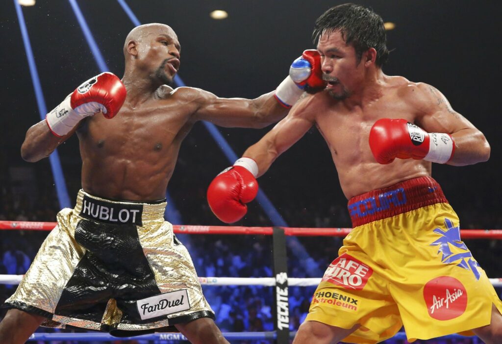 Floyd Mayweather Manny Pacquiao Today in Sports History