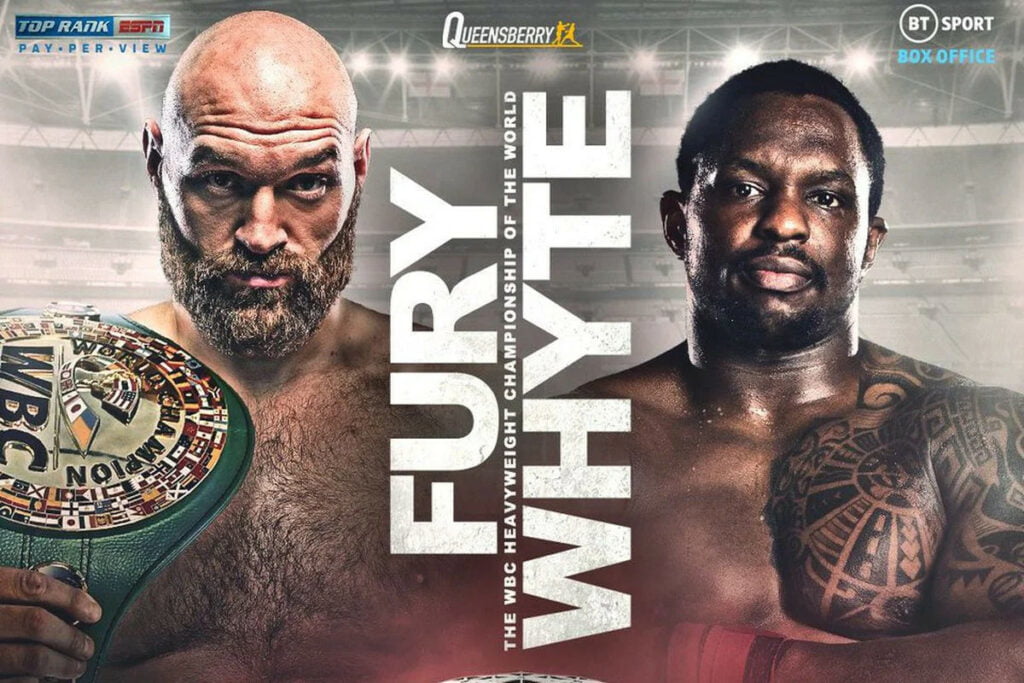 Tyson Fury vs Dillian Whyte Prediction, Betting Odds, Fight Time and Stream