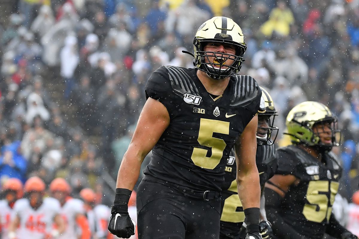 George Karlaftis NFL Draft highlights Purdue Chiefs
