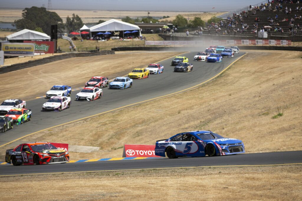 NASCAR Toyota Save Mart 350 racing schedule race today Sonoma Raceway TV schedule