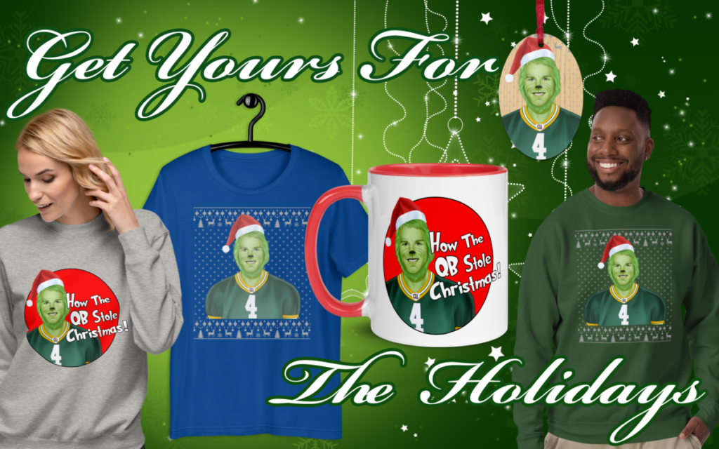 brett favre grinch sweater