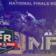 Riding Horse at Las Vegas on National Finals Rodeo, NFR 2022