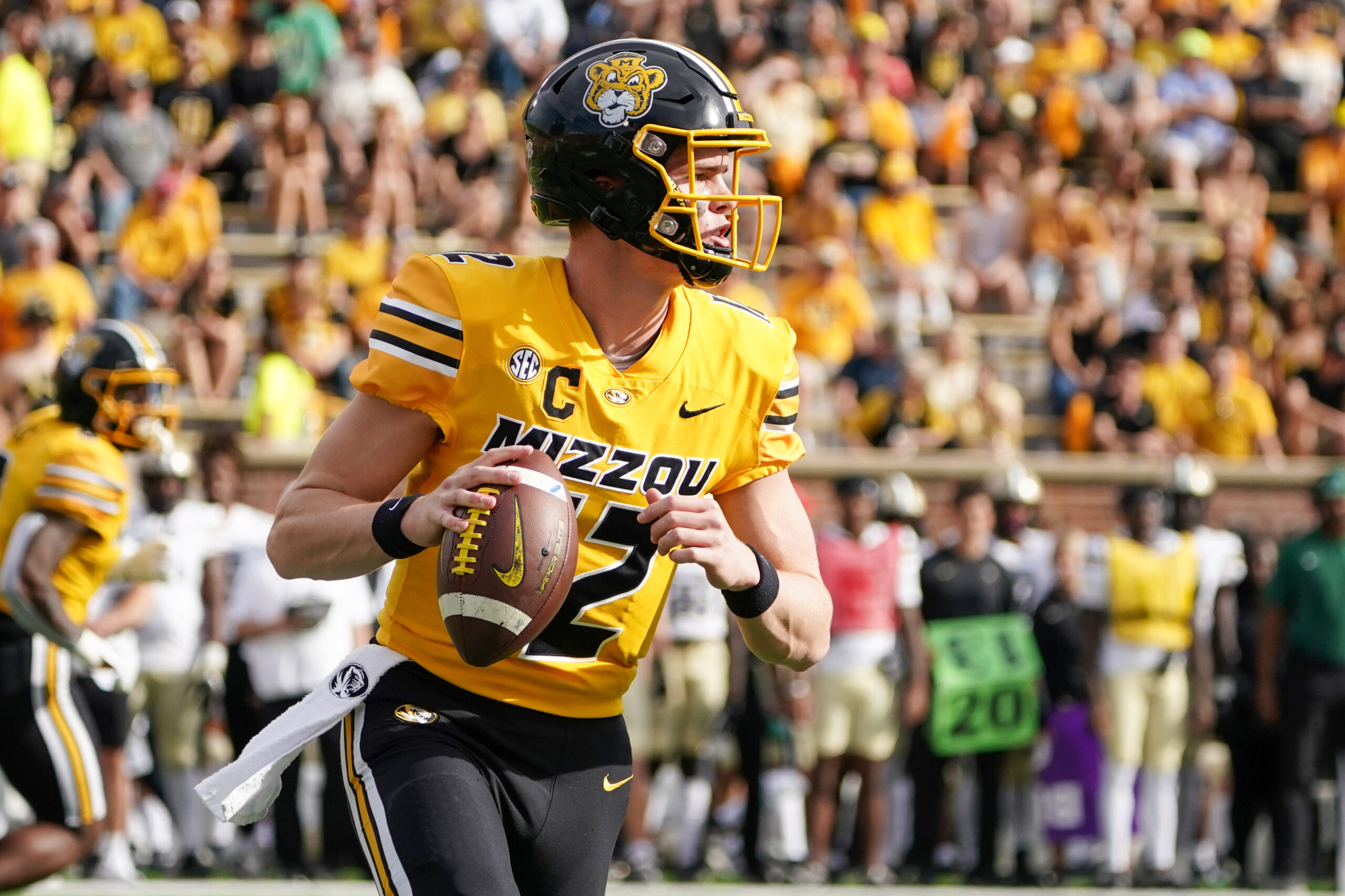 Brady Cook Wake Forest vs Missouri prediction odds college football betting picks Gasparilla Bowl game predictions betmgm bonus code