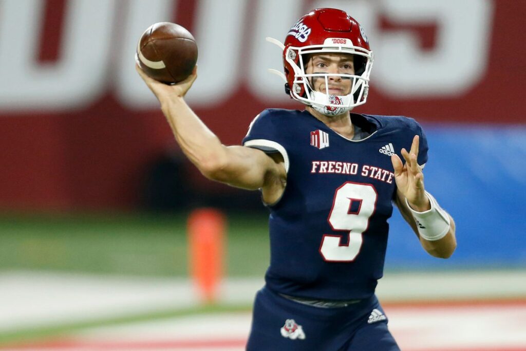 Jake Haener Washington State vs Fresno State prediction odds college football betting picks LA Bowl game predictions