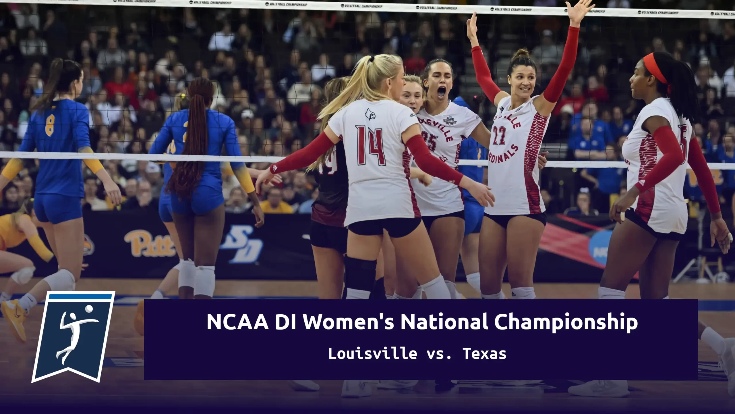 Louisville vs Texas: NCAA Division I Women's Volleyball National Championship featured image containing hockey players celebrating score
