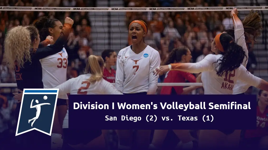 San Diego vs Texas Women's Volleyball Semifinal Live: How to watch ...