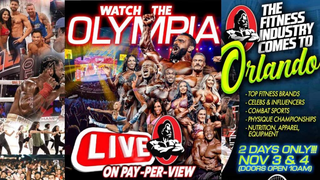 Olympia Live stream free, results, Mr Olympia online