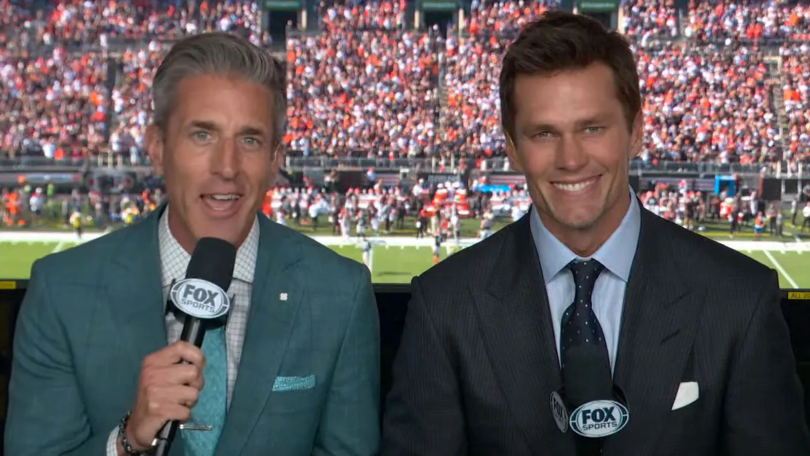 Kevin Burkhardt Tom Brady Super Bowl broadcast props 2025