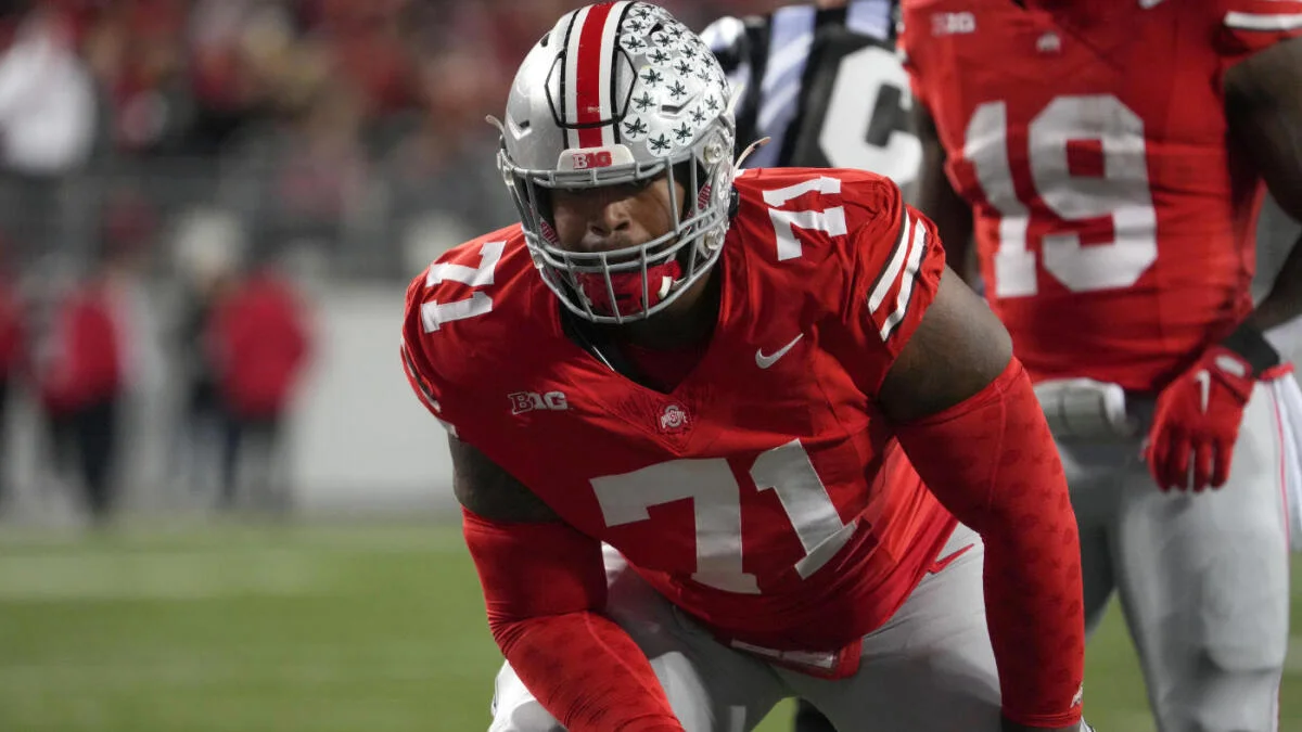 Josh Simmons Draft Profile, Scouting Report, Projection, Highlights