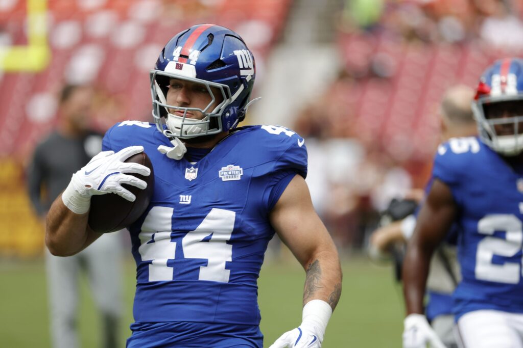 cam skattebo fantasy football snap counts week 2