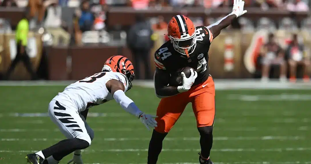 Harold Fannin Jr fantasy football snao counts week 6