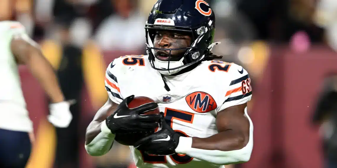 kyle monangai fantasy football snap counts week 8