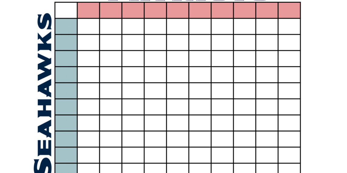 printable super bowl squares template 2026